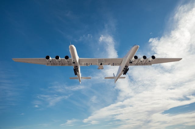 Stratolaunch completed the second hypersonic flight and recovery with the Talon-A2 fully autonomous vehicle. Credit: Stratolaunch