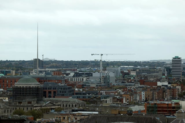 General view of the city centre of Dublin, Ireland October 9, 2024. REUTERS/Clodagh Kilcoyne/File Photo