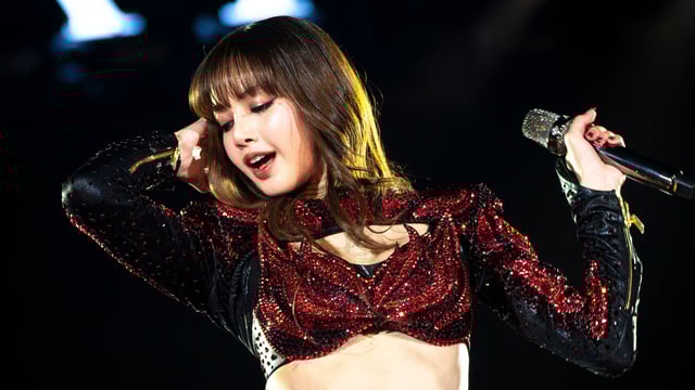 Thai rapper and singer Lisa, from South Korean group Blackpink