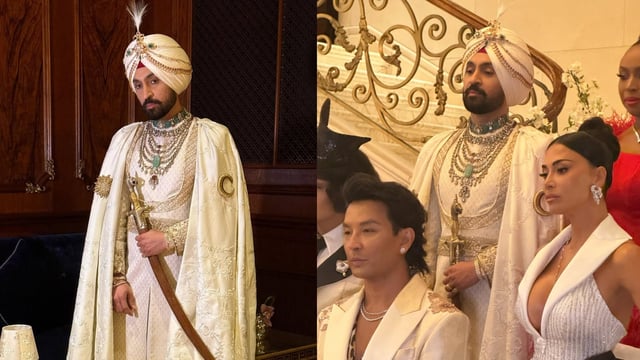 Diljit Dosanjh's Met Gala 2025 debut serves dandyism X desi royalty