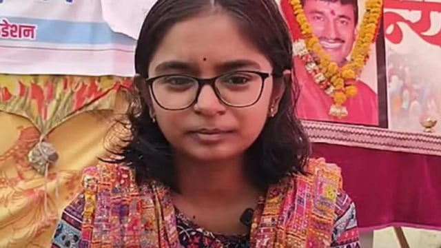 Vaibhavi Deshmukh, daughter of slain Massajog sarpanch Santosh Deshmukh, remained focussed to appear for Class 12 exams and scored 85.33 per cent in the Science stream. (HT)