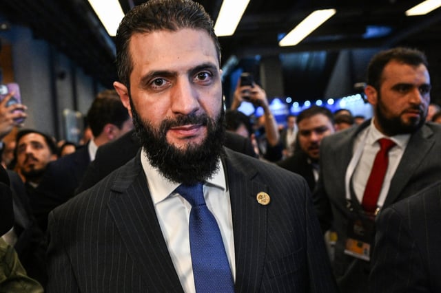 Le président syrien Ahmad al-Chareh.