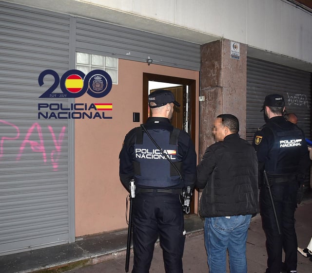Imagen de uno de los detenidos
