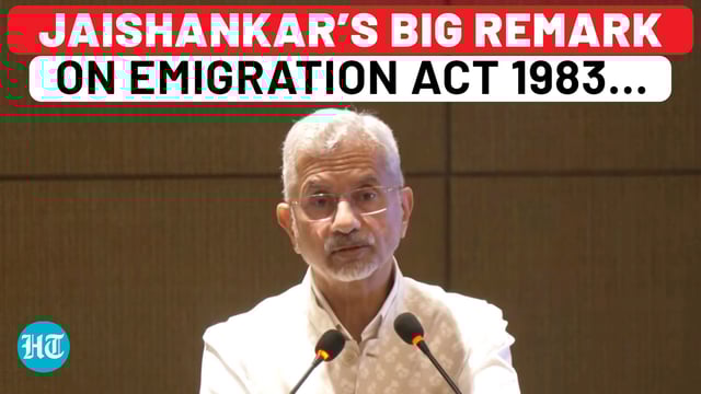 Jaishankar speaks at GATI launch; ‘not feasible for India to develop rapidly…'