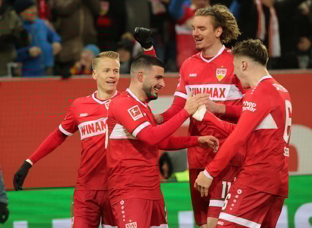Angelo Stiller (r.) gehört beim VfB Stuttgart zu den absoluten Leistungsträgern.