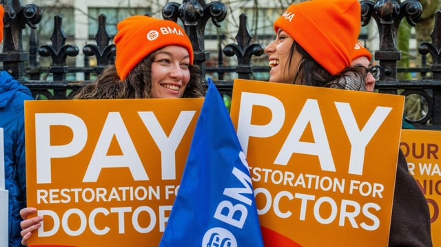 The British Medical Association ended its strikes last summer after gaining a 22 per cent pay rise, but is now pushing for “full pay restoration”