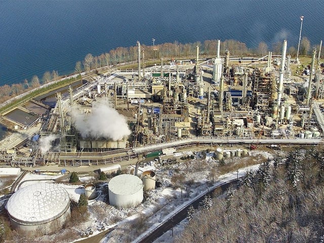 Parkland Corp.’s Burnaby, B.C. refinery.