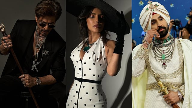 Shah Rukh Khan, Priyanka Chopra, Diljit Dosanjh: Every jaw-dropping Indian ensemble at Met Gala 2025