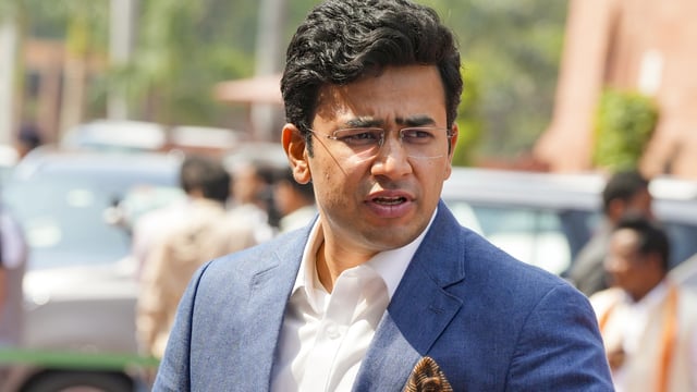 BJP MP Tejasvi Surya.