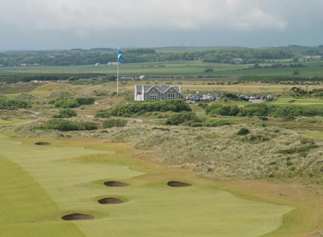 Donald Trump's International Golf Links course is north of Aberdeen on the east coast of Scotland