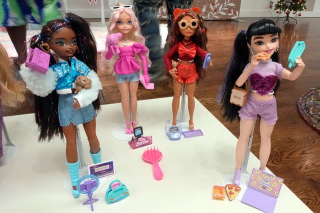 Barbie Dream Besties, from Mattel, are displayed at the TTPM 2024 Holiday Showcase event in New York, on Sept. 17, 2024.
