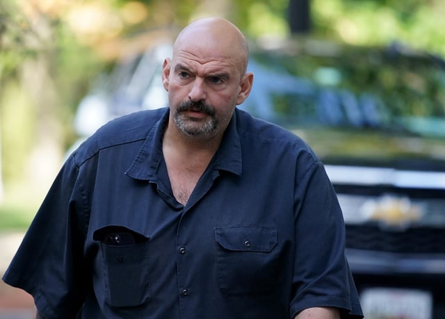 Senator John Fetterman attends the AI Insight Forum in Washington, D.C. on September 13, 2023.