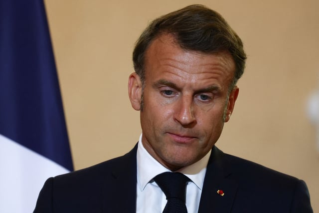 Le président français Emmanuel Macron à Paris, France, le 5 mai 2025.