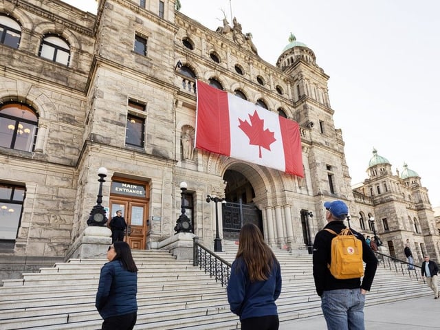 A political delegation from Washington state is visiting Victoria to try to deepen ties with British Columbia, amid cross-border turmoil triggered by a trade war and U.S. President Donald Trump's annexation talk.