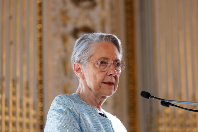 Elisabeth Borne, le 28 avril à Paris.