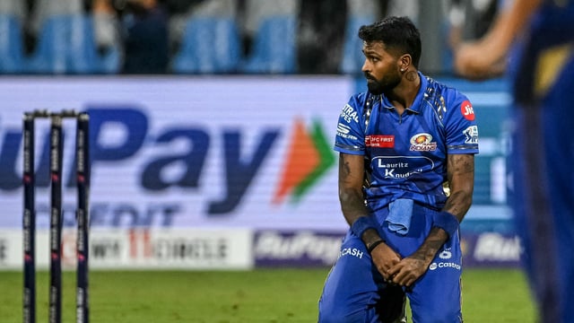 A pulsating match that was marred by rain breaks in the second innings finally finished Gujarat Titans' way as they beat the Mumbai Indians by three wickets off the very last ball of the match. GT's 156-run target was reduced to 147 needed off 19 overs when a rain break forced players off after the 18th. GT hence needed 15 runs to win int he one over that could be bowled after resumption and they completed it with a single off the last ball of the match. 