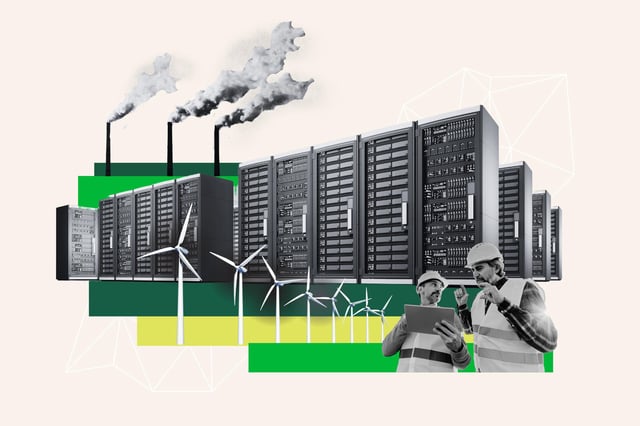 data centers will be powered by renewable energy or fossil fuels