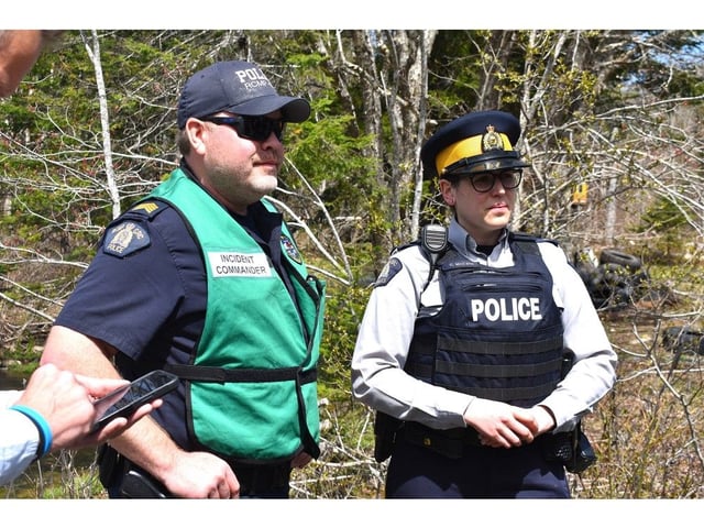 RCMP incident commander, Staff Sgt. Josh Weiss, and Nova Scotia public information officer Cpl. Carlie McCann answered questions from reporters on the search for missing Lansdowne, Pictou County children Lily, 6, and Jack Sullivan, 3, Tuesday (May 6) afternoon. The children have been missing since Friday morning after wandering away from the rural Pictou County home.