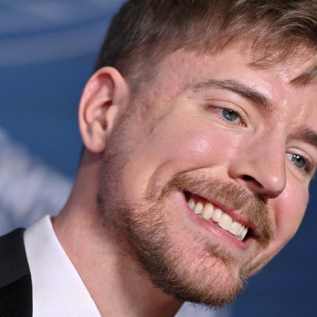 MrBeast attends the 11th Breakthrough Prize Ceremony at Barker