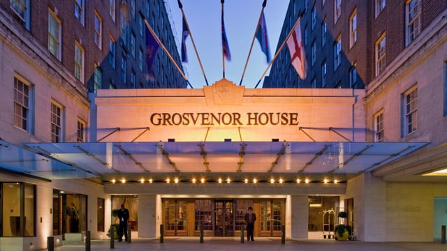 Marriott International’s hotels include Grosvenor House on Park Lane in London