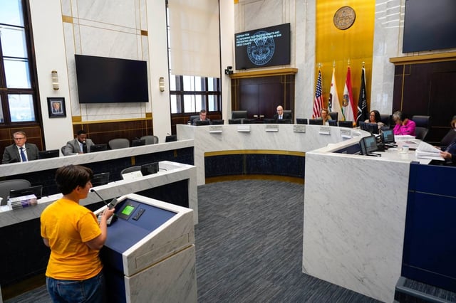 County supervisors meet at the San Diego County Administration Center in Embarcadero on Tuesday, April 8, 2025 in San Diego, California. (Alejandro Tamayo / The San Diego Union-Tribune)
