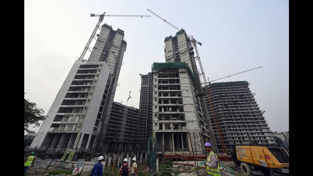 Transit oriented development site at Karkardooma, East Delhi being developed by DDA. The planned densified mixed development is aimed at reducing traffic congestion and air pollution in New Delhi, India, on Friday, July 19, 2024. (Hindustan Times)