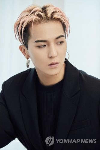 This photo provided by YG Entertainment shows WINNER member Song Min-ho. (PHOTO NOT FOR SALE) (Yonhap)
