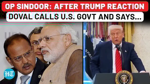Op Sindoor: After Trump's reaction, NSA Doval tells US this on Pakistan strike