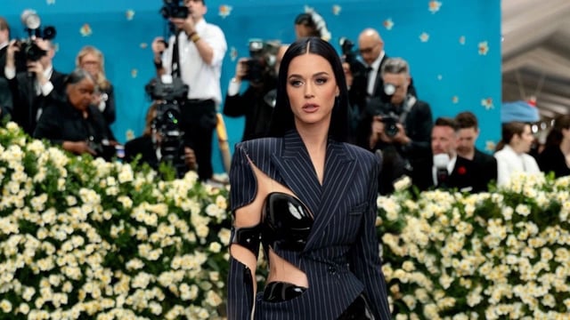 An AI-generated image of Katy Perry shows her on the blue carpet of the Met Gala this year.