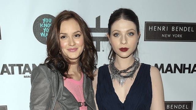 Leighton Meester and Michelle Trachtenberg