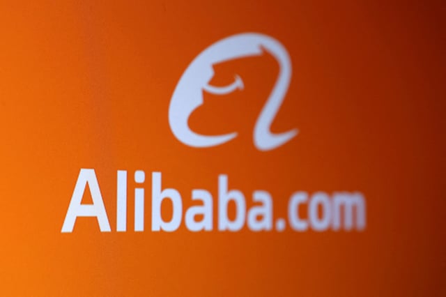 The Alibaba logo is seen in this illustration taken on  January 29, 2025. REUTERS/Dado Ruvic/Illustration/File Photo
