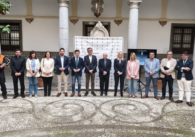 Un momento de la presentación de la novena edición de la Noche en Blanco