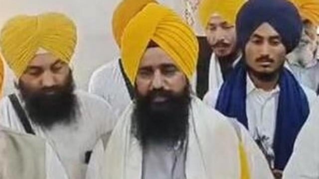 Akal Takht acting jathedar Giani Kuldeep Singh Gargaj on Wednesday condemned the Pakistani shelling on a gurdwara in Poonch town that left four innocent civilians dead. (HT file photo)
