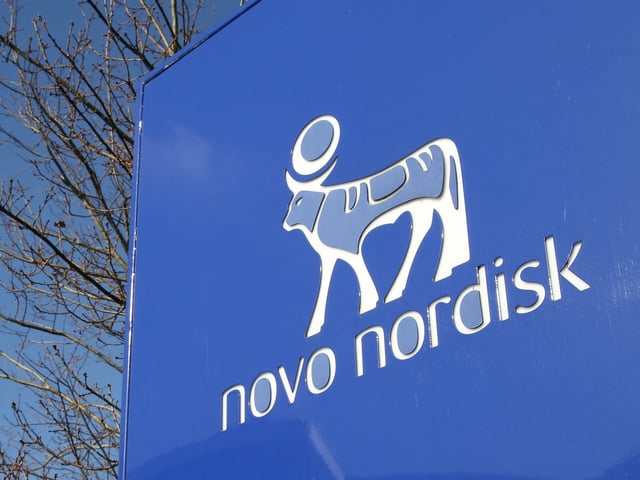 FILE PHOTO: A view shows the logo of Novo Nordisk at the company's office in Bagsvaerd, on the outskirts of Copenhagen, Denmark, March 8, 2024. REUTERS/Tom Little/File photo