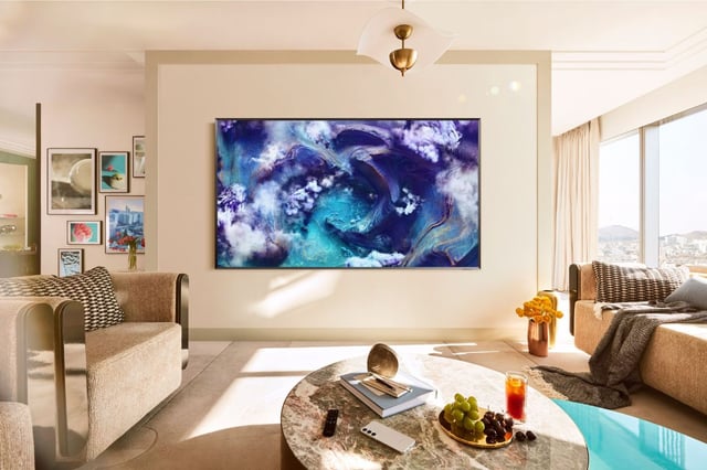 Samsung’s Vision AI can also upscale the picture and audio shown on the smart TV