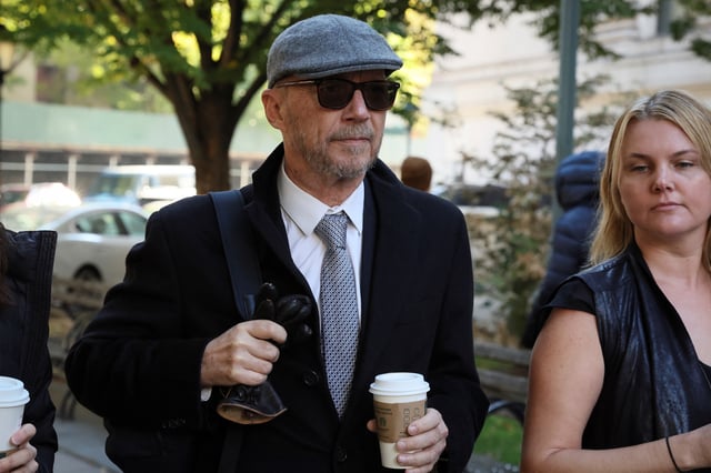 Director Paul Haggis arrives at New York State Supreme Court for his civil trial in New York City, U.S., October 19, 2022. REUTERS/Brendan McDermid/File Photo