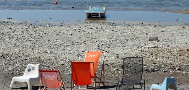 Trockenheit am Bodensee