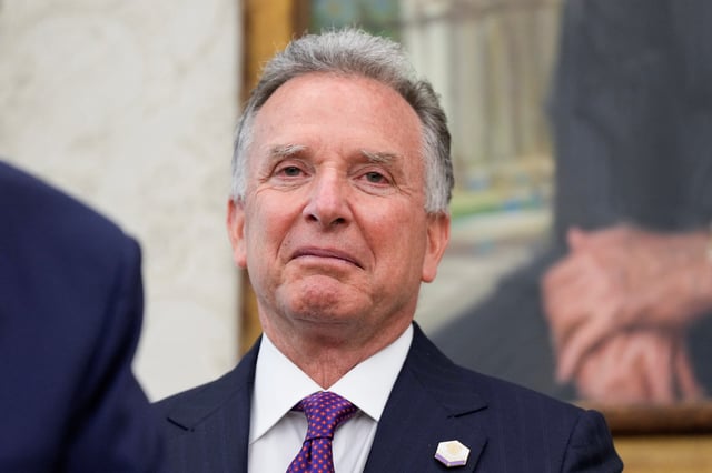 U.S. Special Envoy Steve Witkoff looks on during his swearing-in ceremony of in the Oval Office at the White House in Washington, D.C., U.S., May 6, 2025. REUTERS/Kent Nishimura/File Photo