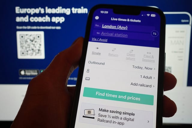 Profits at Trainline are up by 56 per cent to £89m in the year ending February 2025 (Photo: Yui Mok/PA Wire)