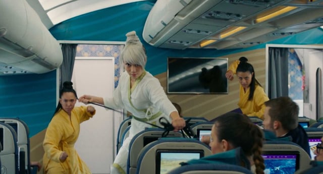 JuJu Chan Szeto, center, stars in “Fight or Flight.”