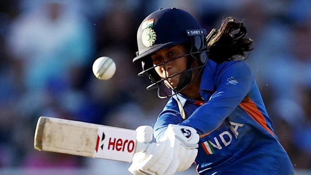 Jemimah Rodrigues scored a brilliant 123 off 101 balls with 15 fours and a six to help India post 337/9 against South Africa. (REUTERS)