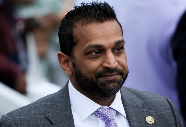U.S. Federal Bureau of Investigation (FBI) Director Kash Patel attends the annual White House Easter Egg Roll event, on the South Lawn of the White House in Washington, D.C., U.S., April 21, 2025. REUTERS/Leah Millis