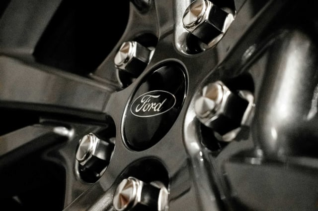Ford logo close up