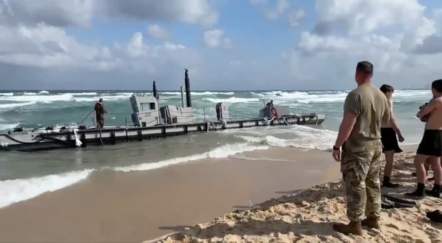 Gaza pier