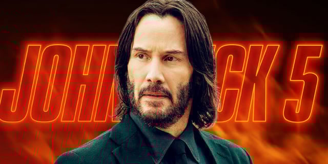 a custom image of keanu reeves for john wick 5