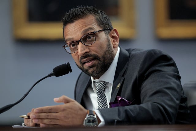 Federal Bureau of Investigation Director Kash Patel testifies before the House Appropriations Committee in the Rayburn House Office Building on Capitol Hill on May 07, 2025 in Washington, DC.