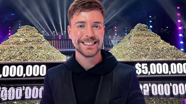 A photo of MrBeast.