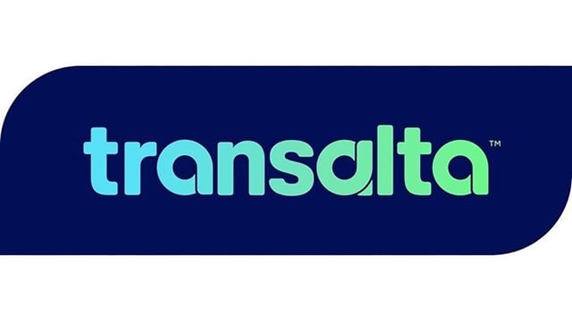 TransAlta Corp. logo is shown in a handout. 