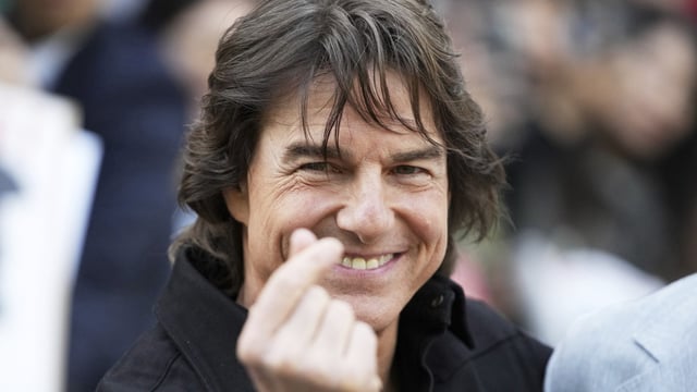 Tom Cruise poses for the photographers upon his arrival to promote his latest movie Mission: Impossible - The Final Reckoning, at the Gimpo Airport in Seoul, South Korea, Wednesday, May 7, 2025. AP/PTI 