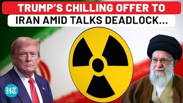 TRUMP'S CHILLING OFFER TO IRAN AMID TALKS DEADLOCK...